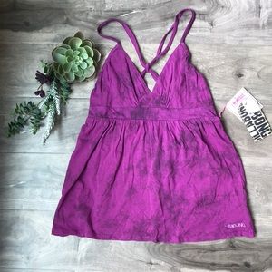 BILLABONG purple tank - size M - NEW